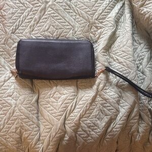 a new day Black Wristlet Clutch